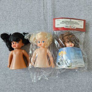 Vintage 90's Fibre Craft Air Freshener Bundle Doll Lot Of 3 New And Opened